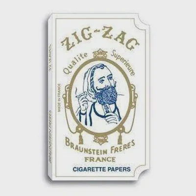 Zig Zag Original White Leaves