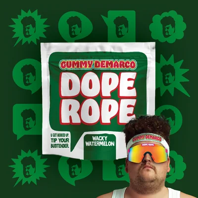 Wacky Watermelon Gummy Rope 200mg
