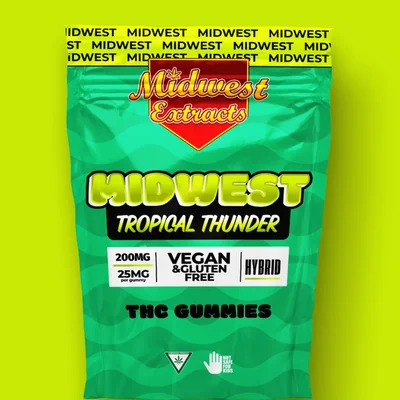 Tropical Thunder Gummies 8pk 200mg