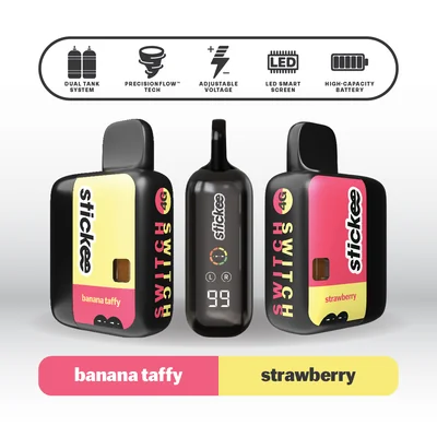 Strawberry X Banana Taffy Live Resin Disposable