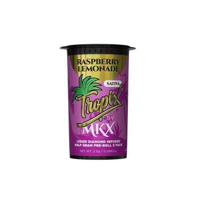 TropiX Raspberry Lemonade Infused Pre Rolls 5pk