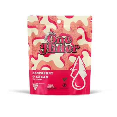 One Hitter Raspberry & Cream Gummy 200mg