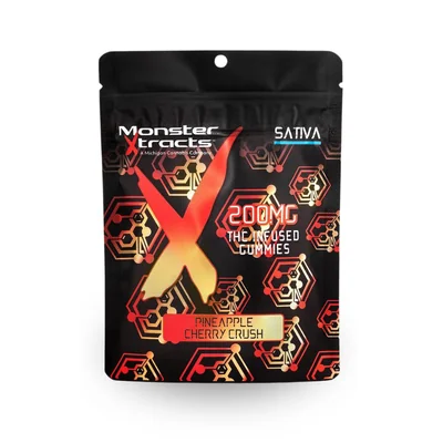 Pineapple Cherry Crush Gummies 200mg