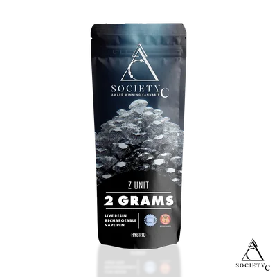 Society C - Z Unit Live Resin Disposable 2g