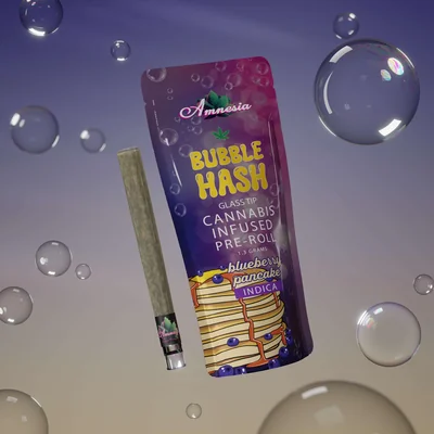 Blueberry Pancakes Bubble Hash Infused Pre Roll
