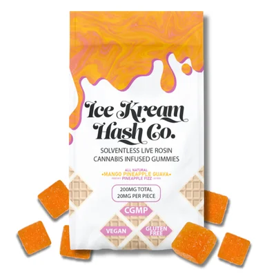 Mango Pineapple Guava Rosin Gummies 200mg