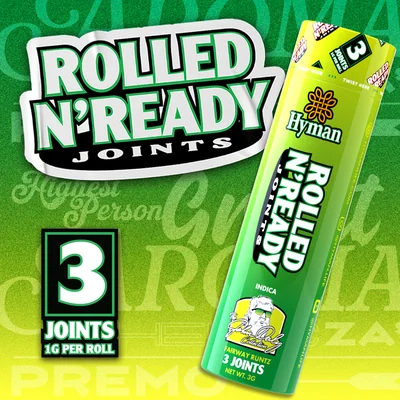 Hyman x John Daly - Fairway Runtz Rolled N' Ready Pre-Rolls 3g 3pk