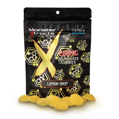 Lemon Drop Gummies 200mg