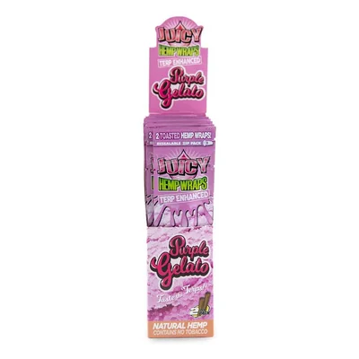 Juicy Jays Terp Infused Hemp Wraps 2pk - Purple Gelato