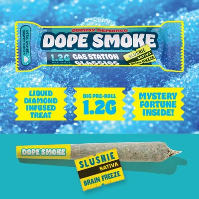 Slushie Brain Freeze Liquid Diamond Infused Pre Roll