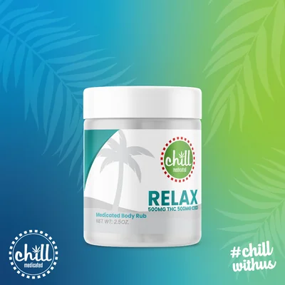 RELAX Body Rub 500mgTHC:500mgCBD