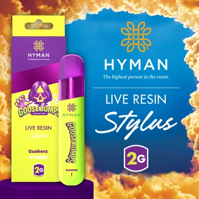Goosebumps Gusherz Stylus Live Resin Disposable