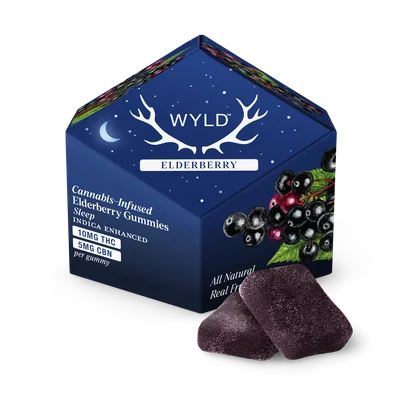 Elderberry Indica 2:1 THC:CBN Gummies 100mg