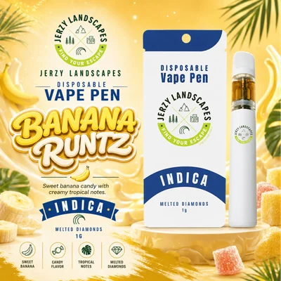 Banana Runtz Melted Diamonds Disposable