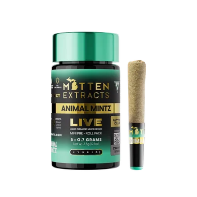 Animal Mintz Live Infused Pre Rolls 5pk