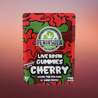 Traverse City Cherry Rosin Gummies 200mg