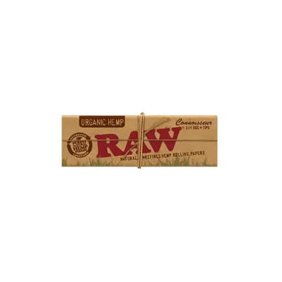 Raw Organic Connoisseur 1 1/4" + Tips