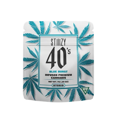 Blue Burst Infused Flower