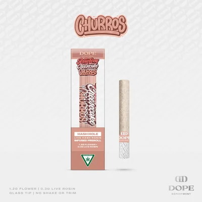 Churros Strawberry Cheesecake Hash Hole