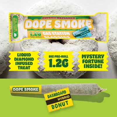 Dashboard Donut Liquid Diamond Infused Pre Roll