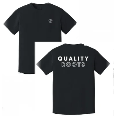 QR Employee Black Left Logo Tee 2XL