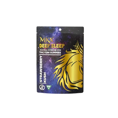 MKX Deep Sleep Strawberry Kush 4:1 THC:CBN Gummies 200mg