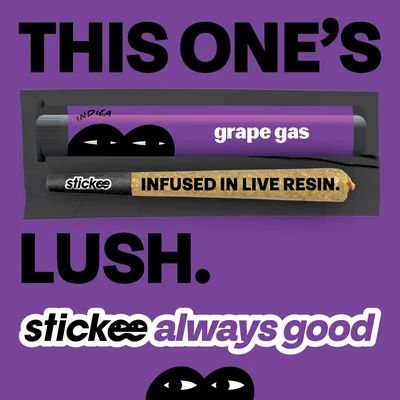 Grape Gas Live Resin Infused Pre Roll