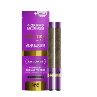 Grape Zaza Infused Blunts 4g 2pk