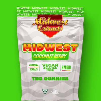 Coconut Berry Gummies 8pk 200mg