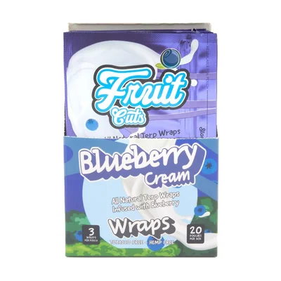 Natural Pulp Wraps King Size Blueberry Cream