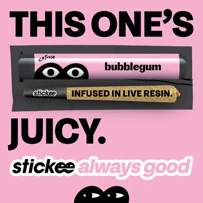 Bubblegum Live Resin Infused Pre Roll