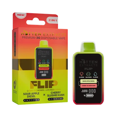 Sour Apple Diesel X Cherry Slushie Kush Flip Disposable