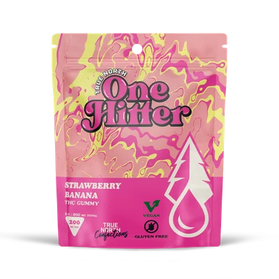 One Hitter Strawberry Banana Gummy 200mg