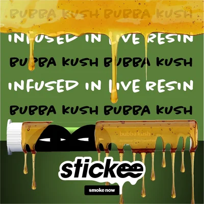 Bubba Kush Live Resin Infused Pre Roll