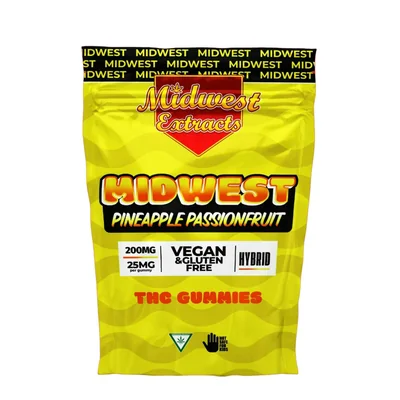 Pineapple Passion Fruit Gummies 8pk 200mg
