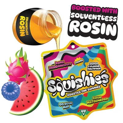 Indica 3 Flavor Multipack Rosin Gummies 200mg
