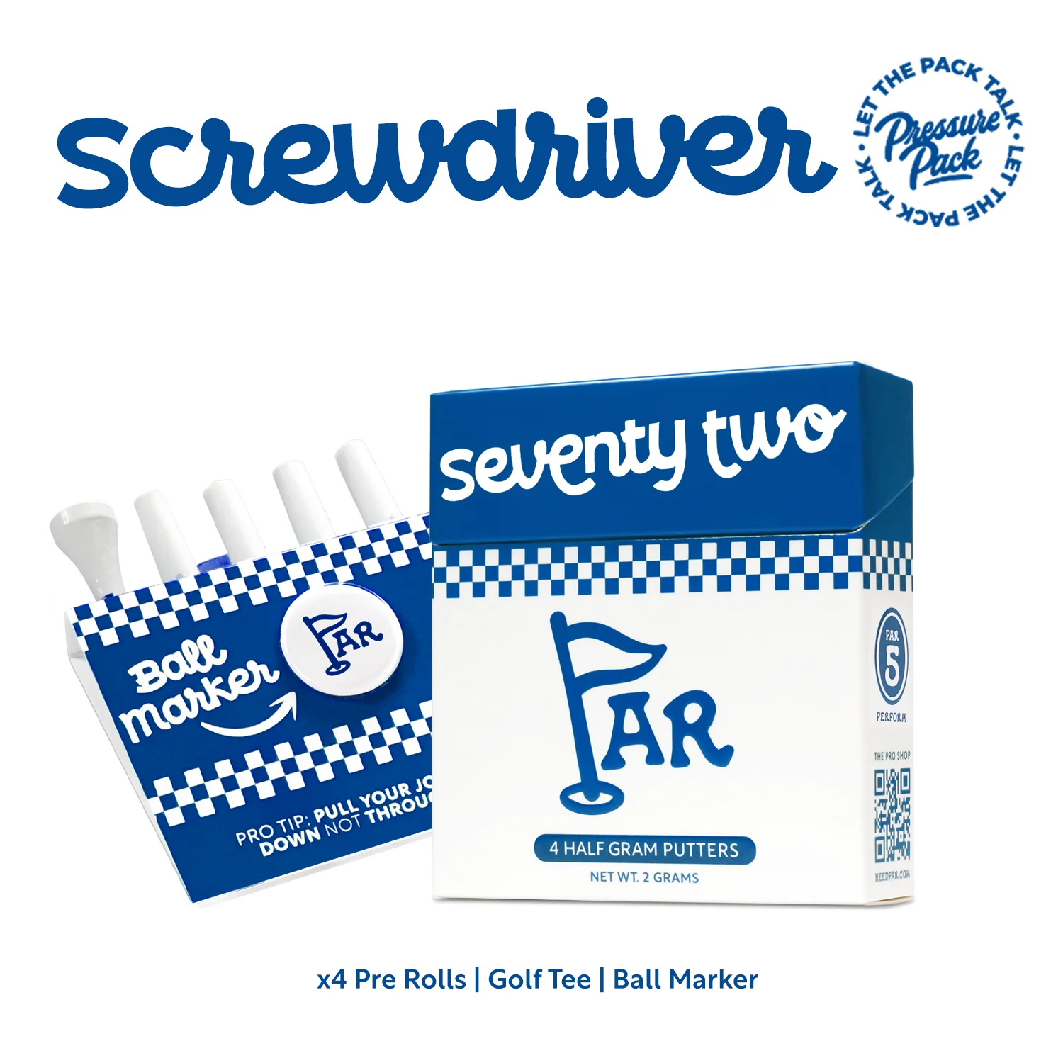 Par x Pressure Pack - Screwdriver Putters 4pk 2g