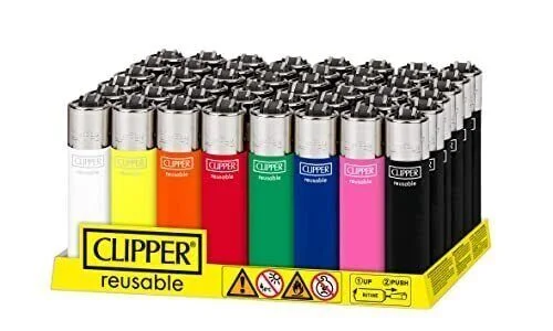 Clipper Lighter Assorted Solid Colors