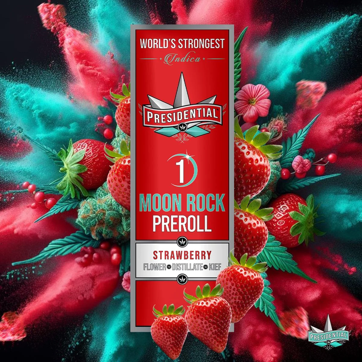 Presidential - Strawberry Infused Pre-Roll 1g