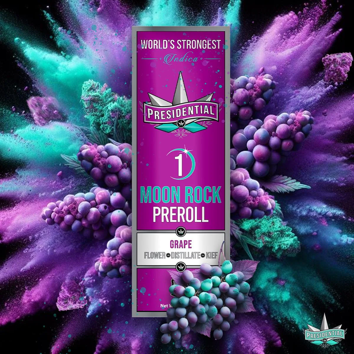 Presidential - Grape Infused Pre-Roll 1g