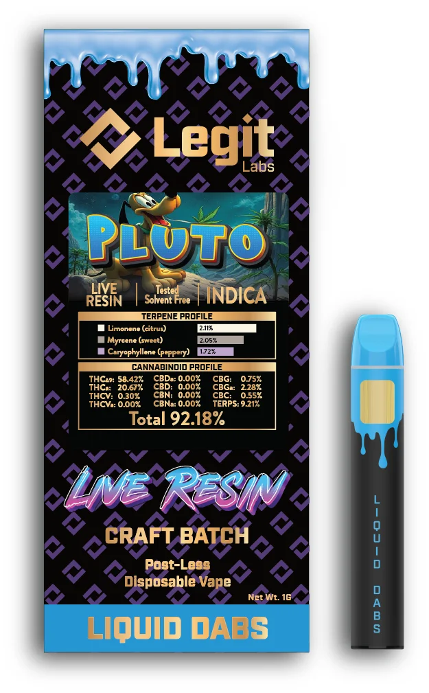Legit Labs - Pluto Live Resin Disposable 1g