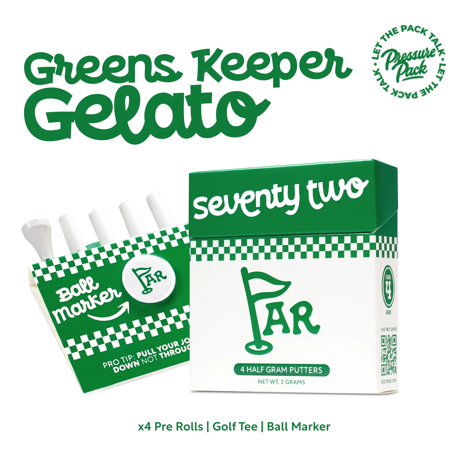 Par x Pressure Pack - Greens Keeper Gelato Putters 4pk 2g