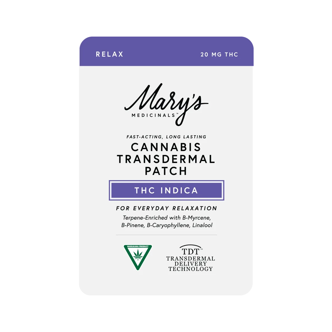 Mary's Medicinals - Relax Indica Transdermal Patch 20mg