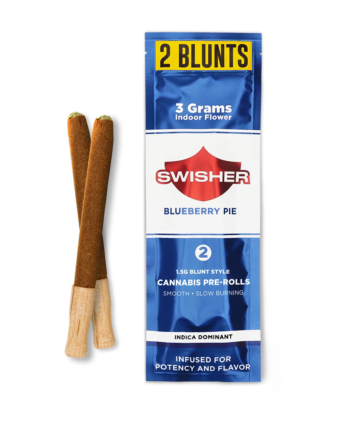 Swisher - Blueberry Pie Infused Blunts 2pk 3g