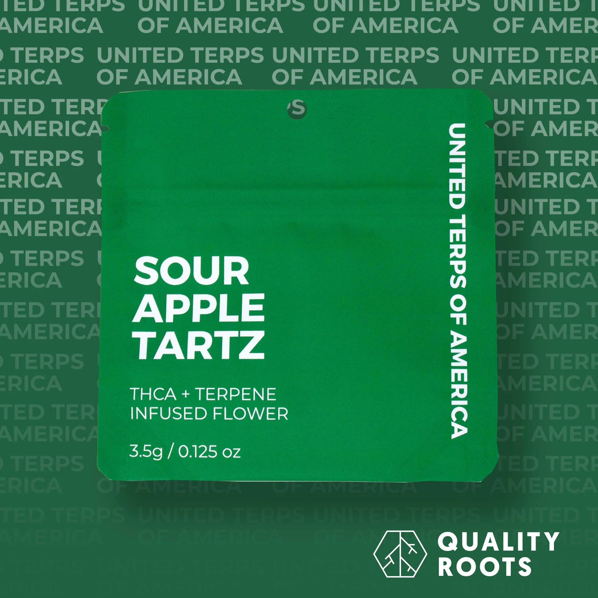 United Terps of America - Sour Apple Tartz Infused Flower 3.5g