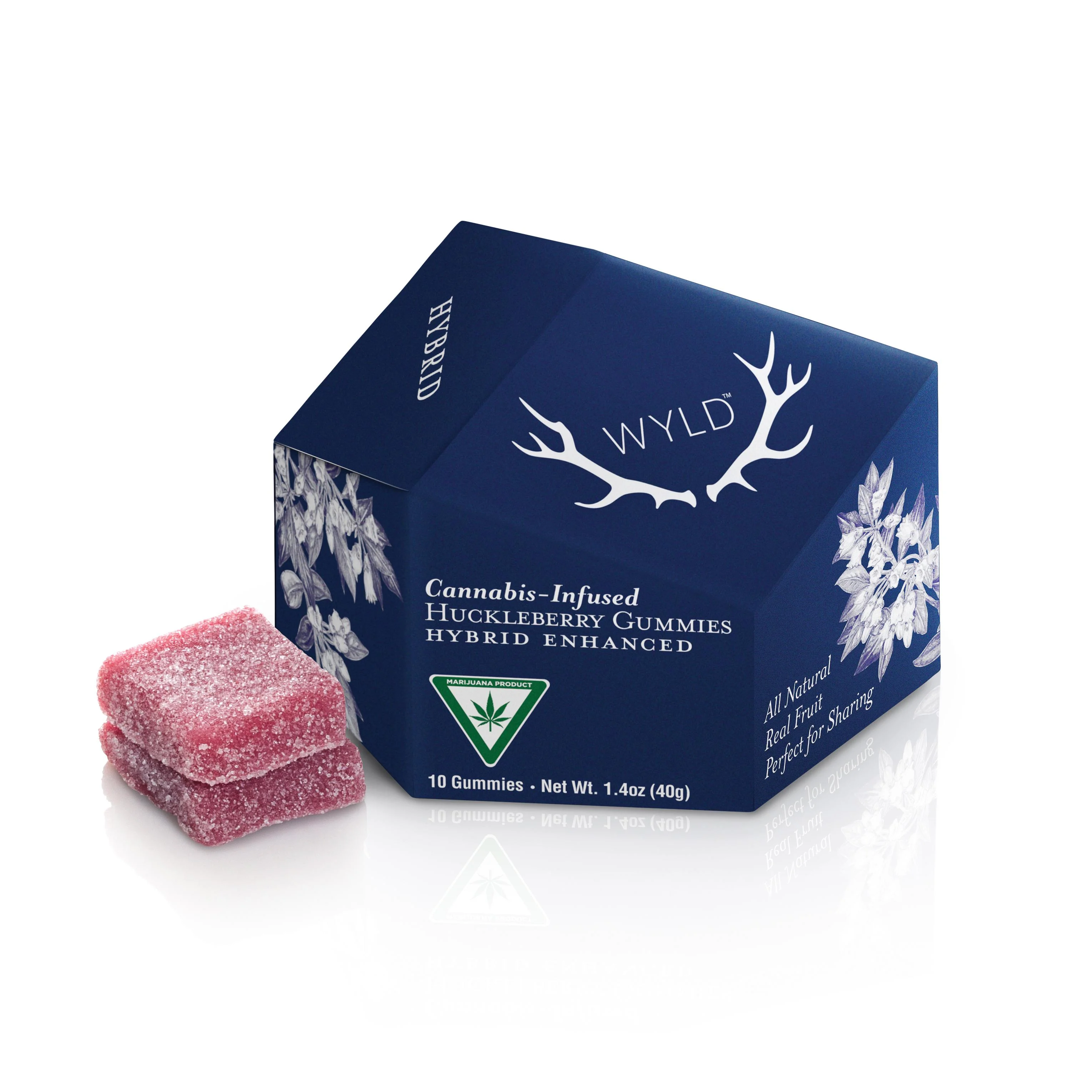 WYLD - Huckleberry Hybrid Gummies 200mg