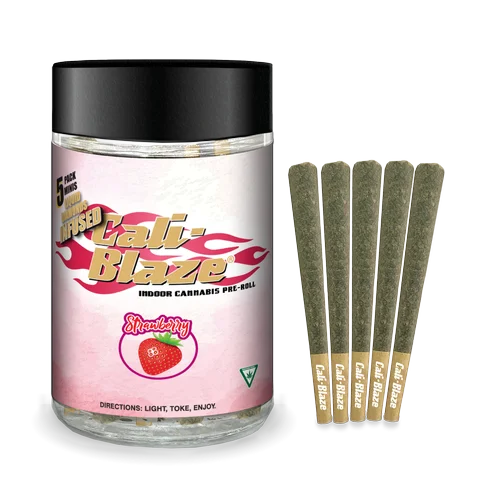 Cali-Blaze - Strawberry Infused Pre-Rolls 5pk 3.5g