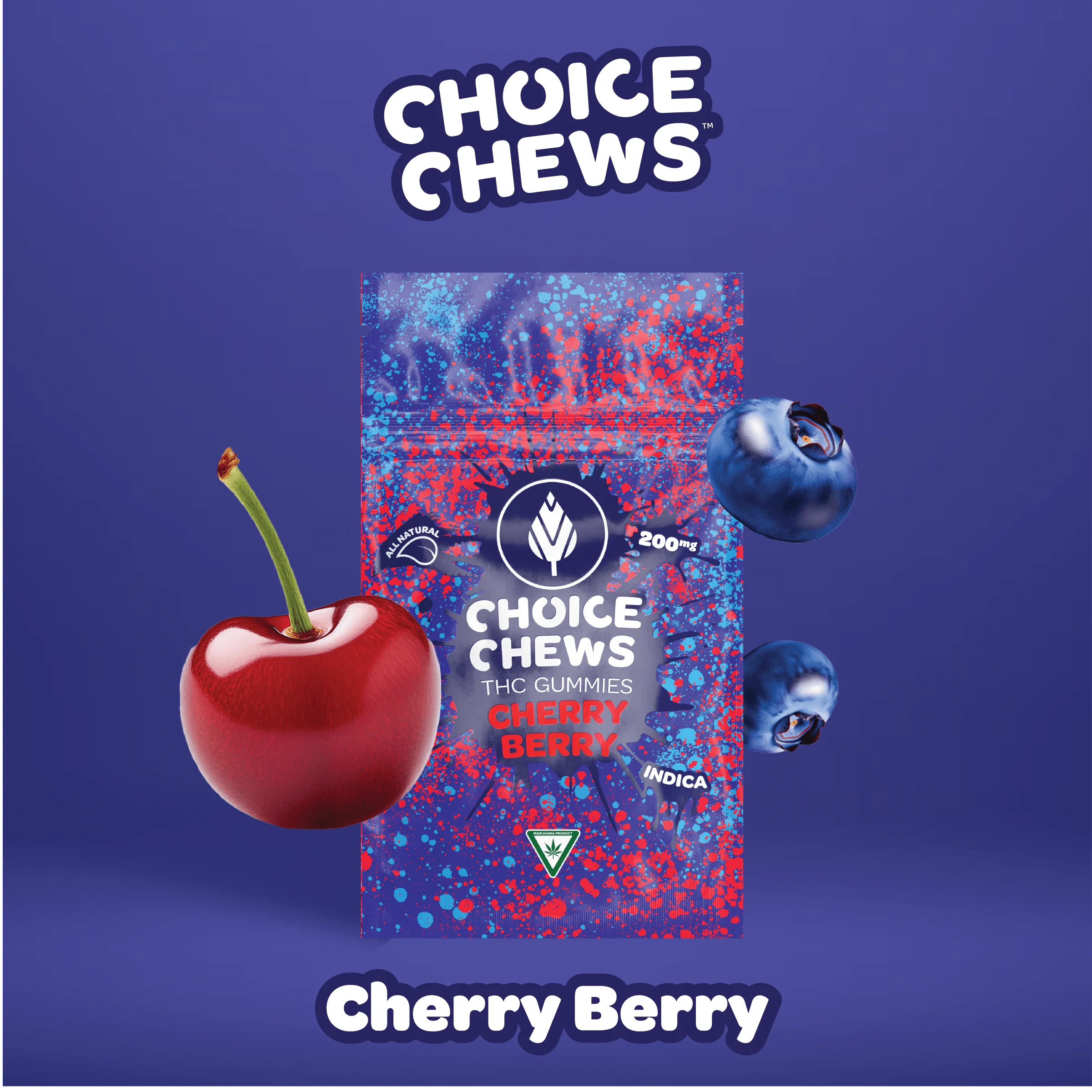 CHOICE - Cherry Berry Gummies 200mg