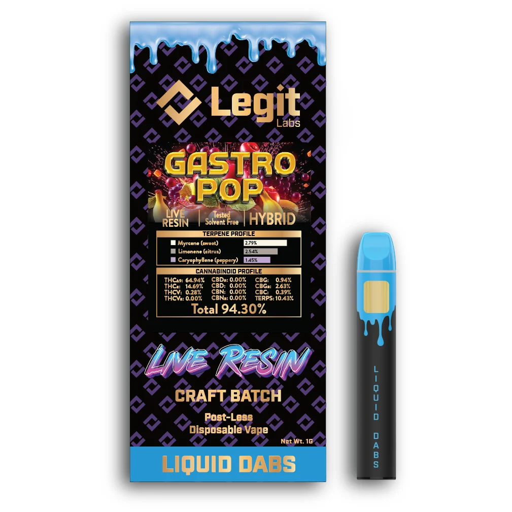 Legit Labs - Gastro Pop Live Resin Disposable 1g