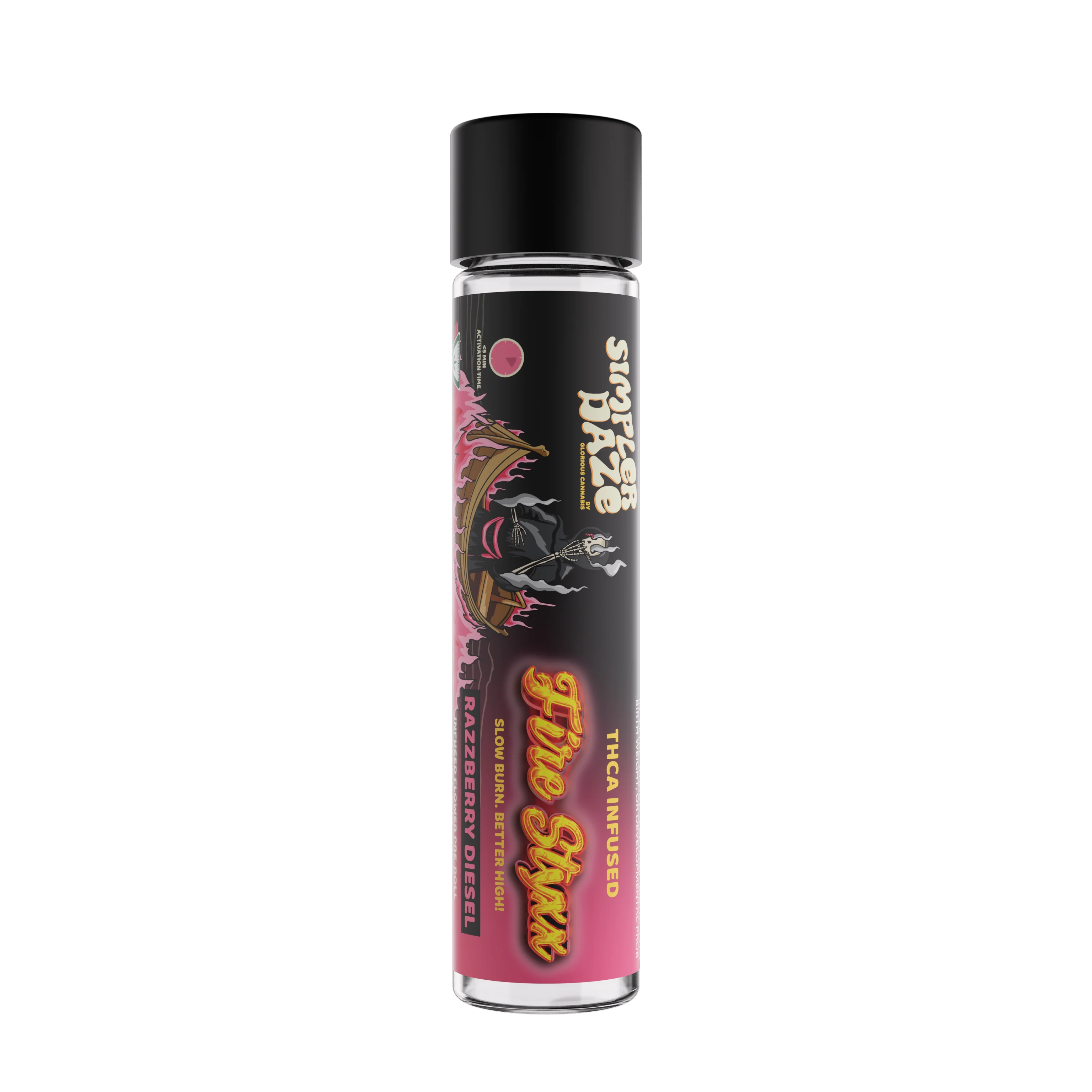 Fire Styxx - Razzberry Diesel Infused Pre-Roll 1g
